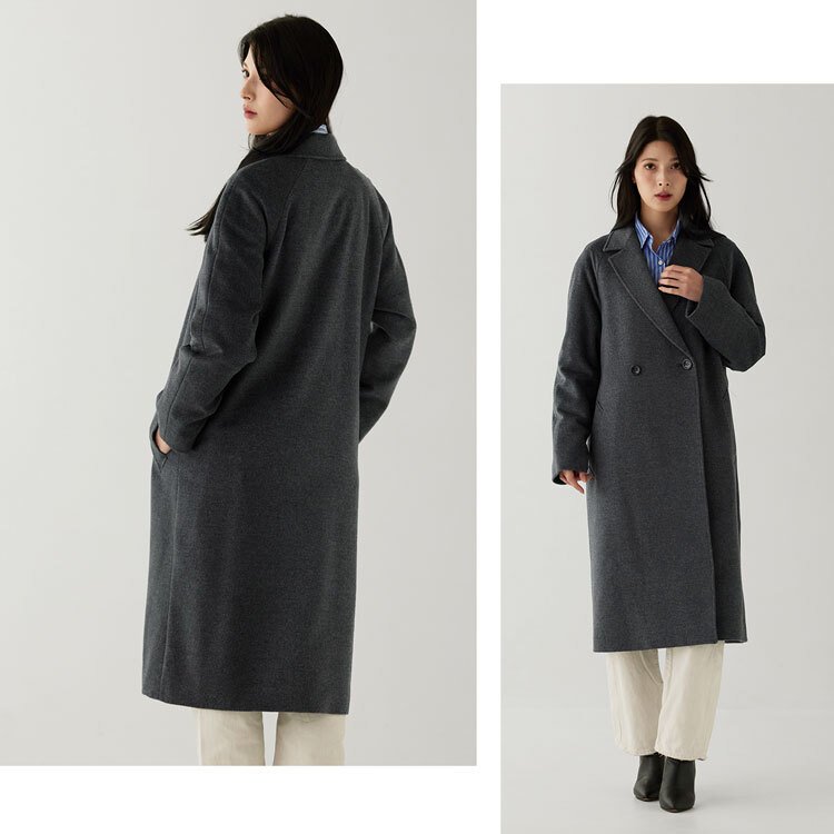 ロング チェスターコート レディース カシミヤ ブレンド ウール アウター ロング丈 入学式 入園式 卒入学 ゆったり サイズ ラグラン コート 秋冬 大きめ ロングコート 卒業式 卒園式 ギフト プレゼント 6F (02000281r)