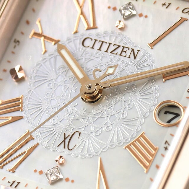 シチズン クロスシー hikari collection 腕時計 ブランド レディース チタン 数量限定 ダイヤモンド 電波ソーラー CITIZEN xC ES9506-54N