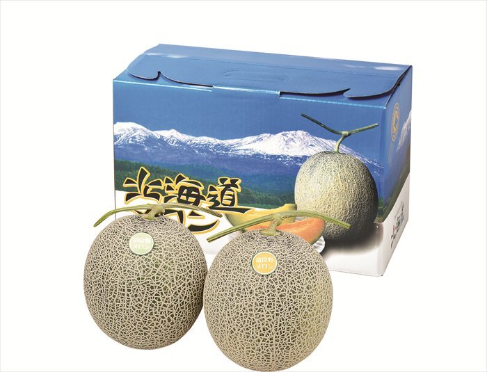 送料無料 北海道産地直送  北海道メロン赤肉青肉セット優品約1.6kg各1玉 優 ※ご注文後約7～10日前後での発送となります。沖縄・離島へは別途配送料が発生いたします お取り寄せグルメ スイーツ