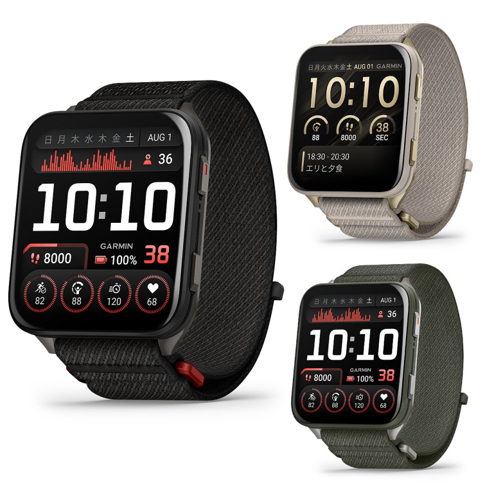 スマートウォッチ ガーミン GARMIN Venu X1 選べる3色 【取説サービス】 フィットネスGPS 腕時計 大画面 軽量チタン 薄型 Suica対応 通知機能 通話発信・応答 音楽保存 血中酸素 スポーツ ダイエット 健康 ランニング ジョギング 筋トレ ゴルフ