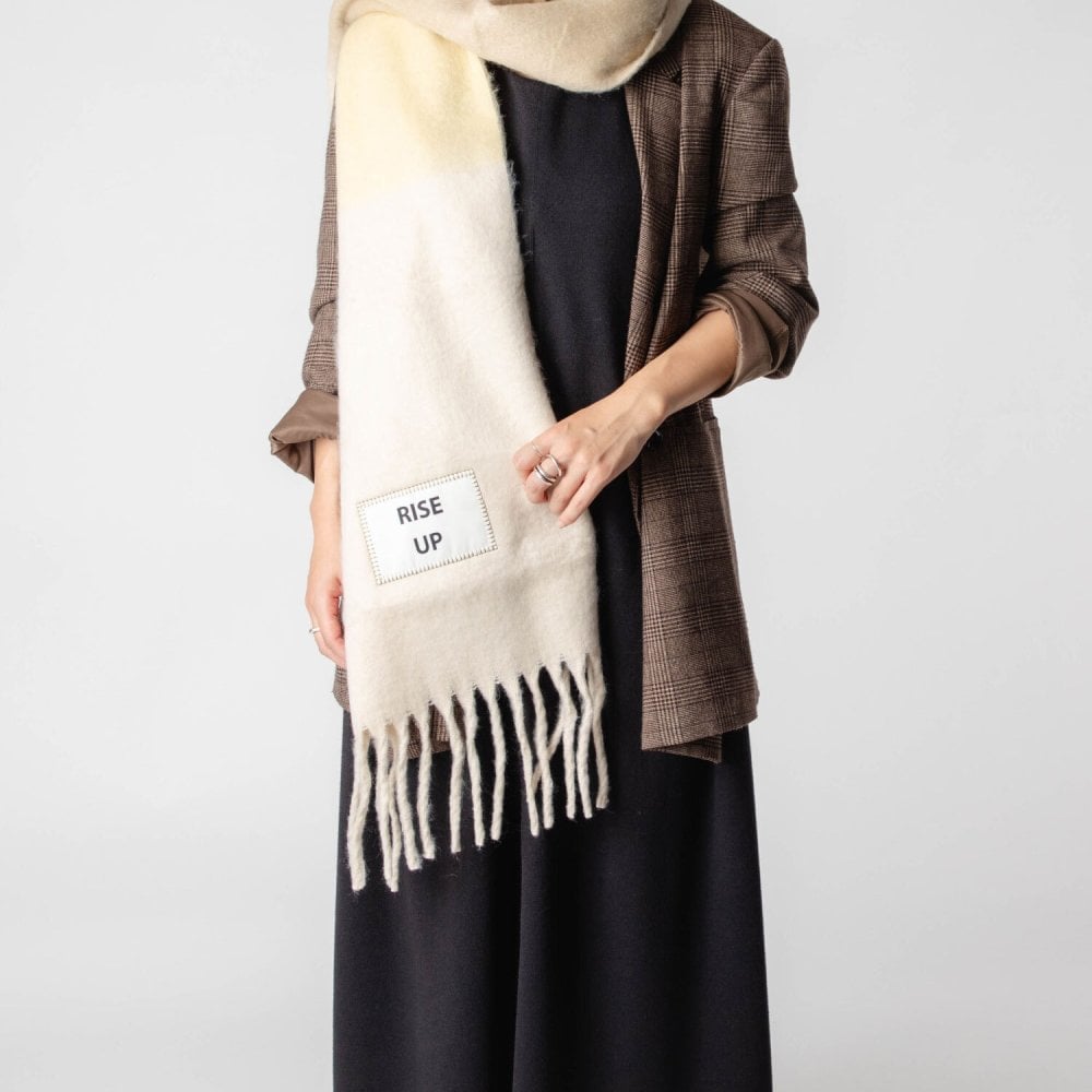 【正規品】 バーブ トゥ ドゥ VERB TO DO SCARF マフラー S-SCARF スカーフ レディース ストライプ 大判 フリンジ ファッション小物