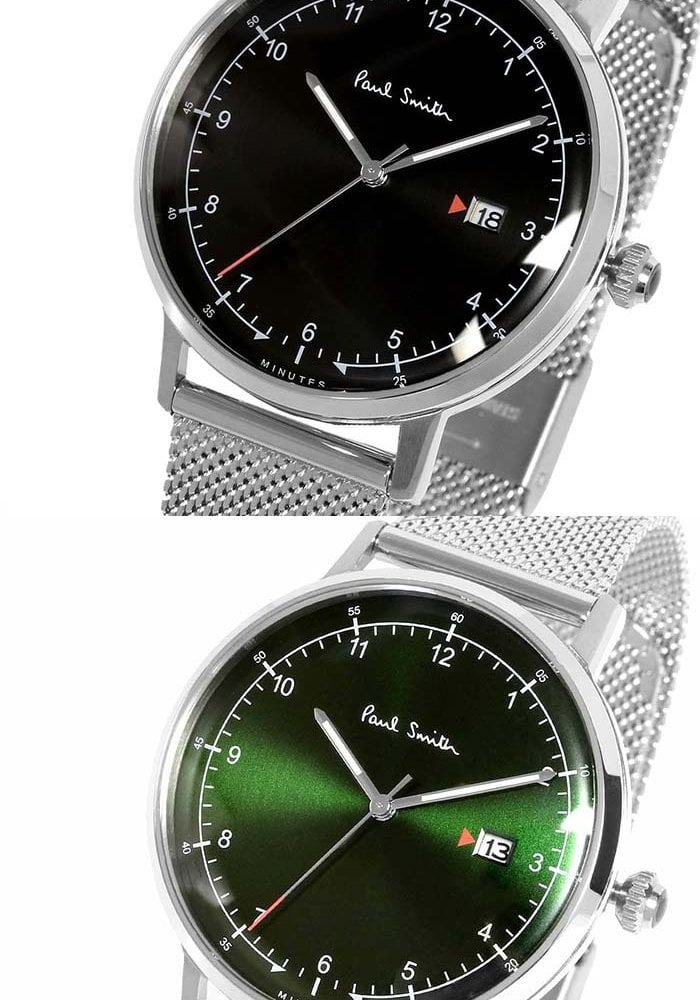 ポールスミス Paul Smith 腕時計 メンズ 41mm ステンレス クラシック ブランド 人気 ウォッチ プレゼント ゲージ GAUGE グリーン ブラック ネイビー シルバー