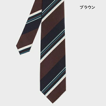 【無料ラッピング】 ポールスミス Paul Smith ネクタイ ミックスパターンレジメンタル タイ 日本製 シルク100％ブランド 正規品 新品 ギフト プレゼント 人気 おすすめ 誕生日 記念日 クリスマス 送料無料 psm522377