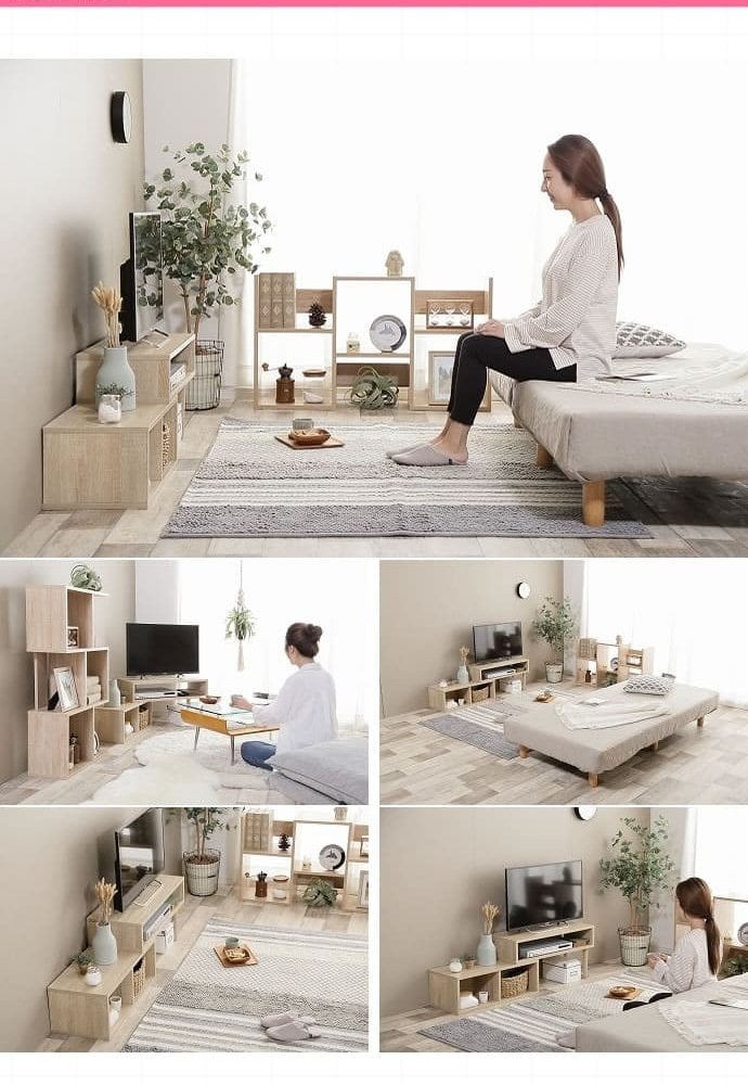 テレビ台 テレビボード 伸縮型 伸縮 ナチュラル 幅75cm 奥行30cm 高さ40cm おしゃれ コーナー ローボード 収納 棚 テレビラック TV台 木製 パソコン台 TVボード ロータイプ 一人暮らし 送料無料