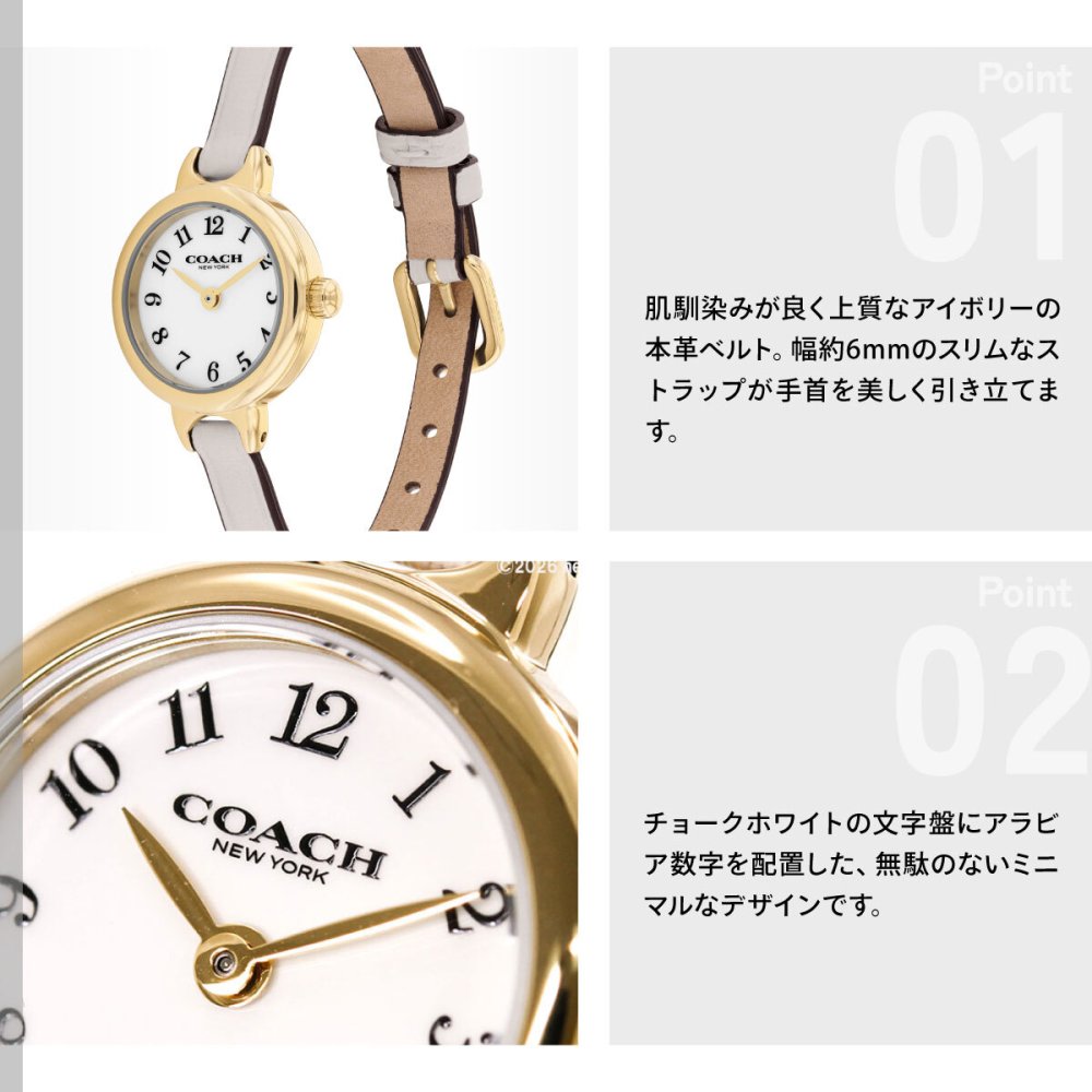 コーチ COACH 腕時計 レディース アイリス IRIS 22.5MM 14504655【2026 新作】