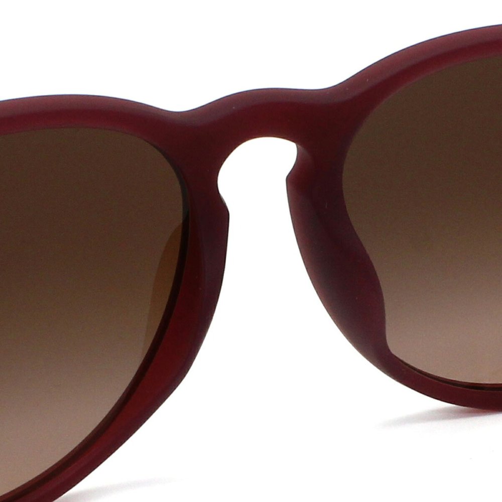 レイバン Ray-Ban サングラス エリカ ローブリッジフィット UVカット アイウェア ボストン ウェリントン 0RB4171F 6815A5 57 メンズ レディース ユニセックス ラバーバイオレット+ピンクグラデーションブラウン 海外正規品
