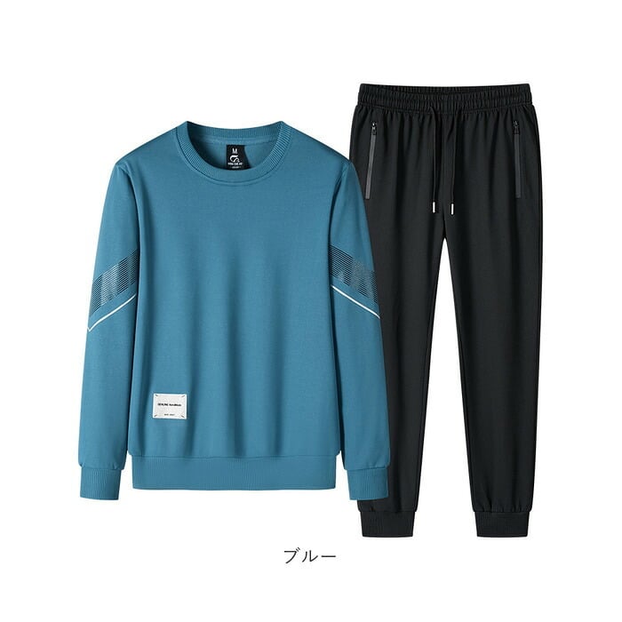 ジャージ上下 メンズ 通販 メンズセットアップ トレーニングウェア 部屋着 長袖 上下セット スポーツウェア 暖かい ルームウェア 秋冬 運動着 ランニング フィットネス おしゃれ 男性 男子 通勤 通学 ジョガーパンツ トラックスーツ ゆったり 部活動