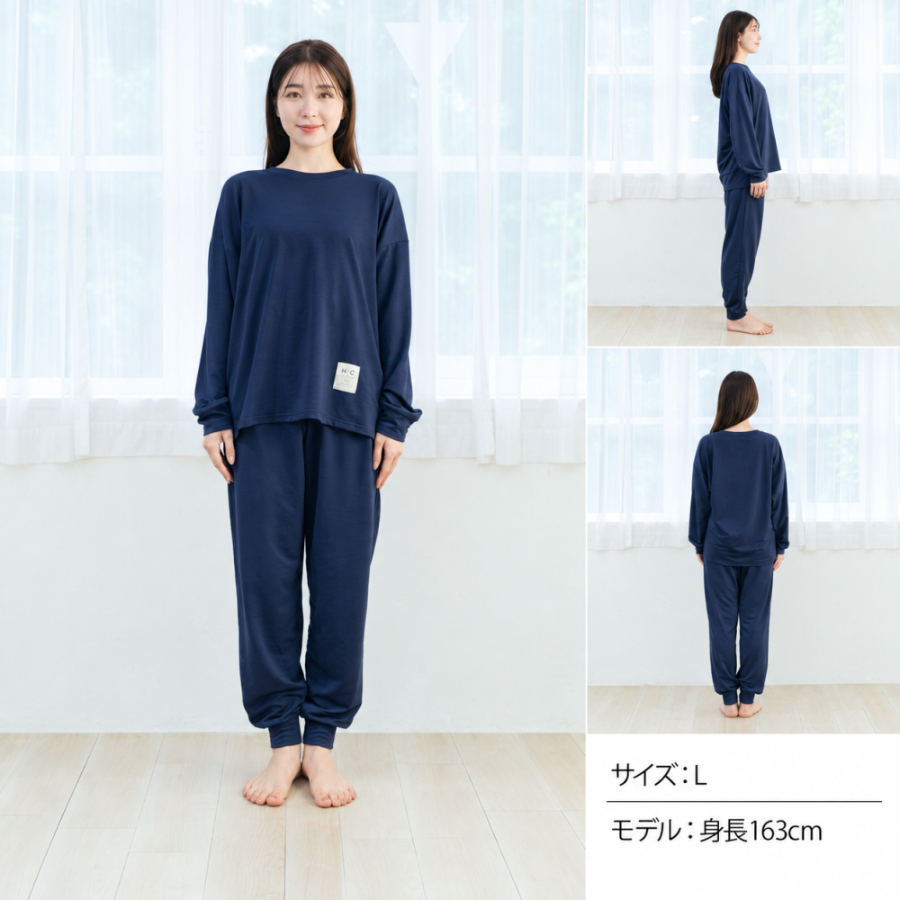 【HAPPY BIRTHDAY|セットアップ|レディース】Hotel Calm ルームウェア|コンフォート スタイル パジャマ  リカバリーウェア 血行促進 ギフト 母の日 敬老の日  誕生日【送料無料】