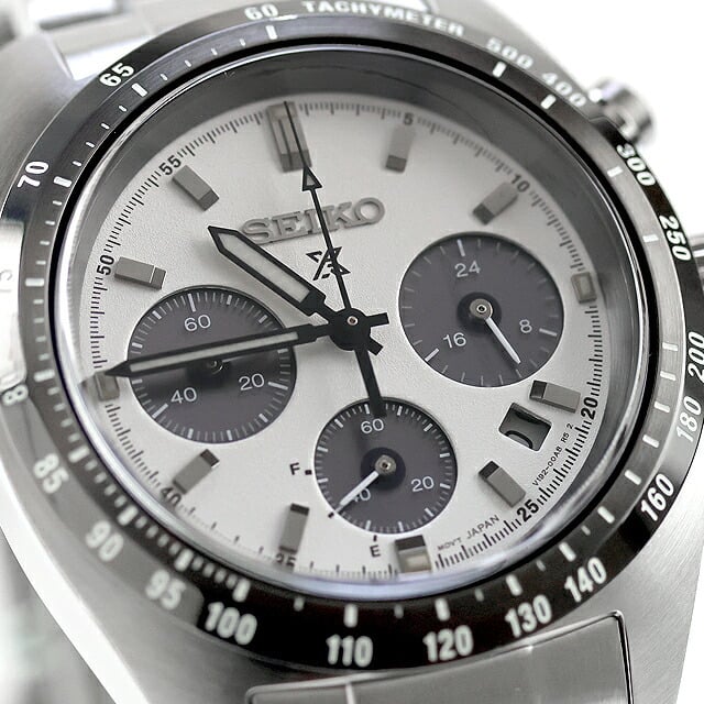 アウトレット セイコー プロスペックス スピードタイマー ソーラー 腕時計 ブランド メンズ クロノグラフ SEIKO PROSPEX SBDL125 アナログ ホワイト 白