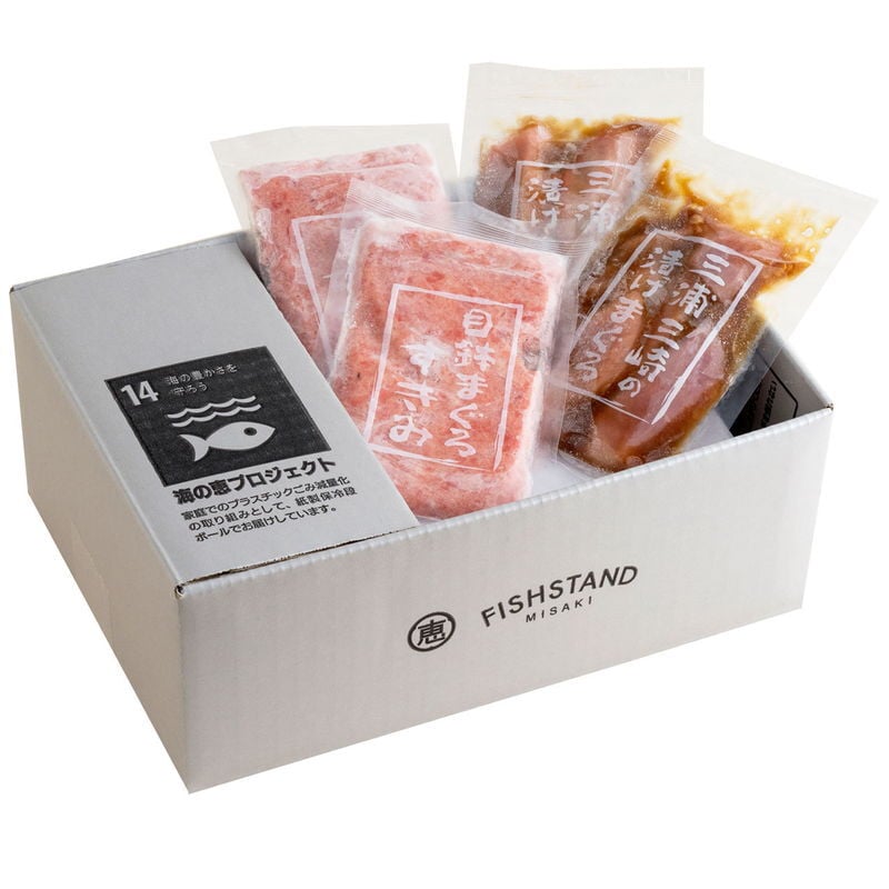 神奈川 「三浦三崎」 ネギトロ丼の具&漬け鮪丼の具セット (2460060) [お中元][お歳暮] ※送料無料(北海道・沖縄・離島への配送不可)