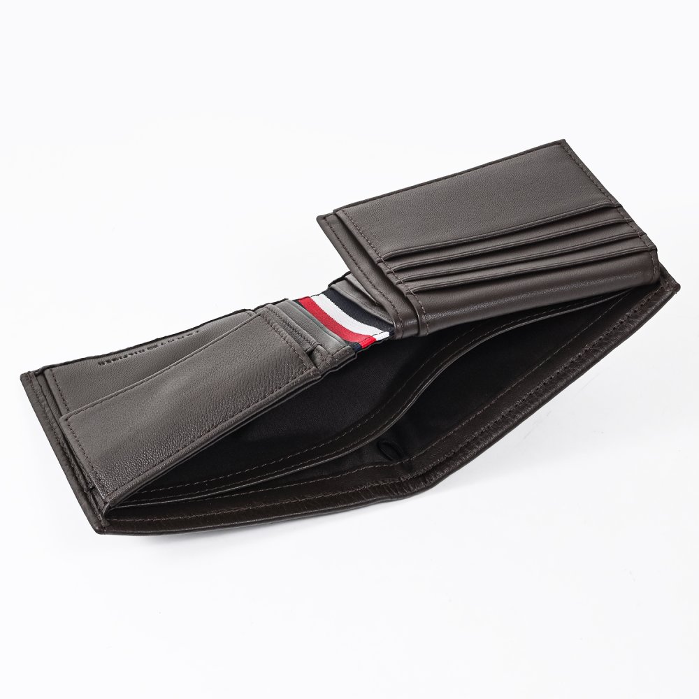 高品質ヨーロッパ輸入モデル トミーヒルフィガー 二つ折り財布 小銭入れ付き CORP CC FLAP AND COIN メンズ レディース ブラウン AM0AM14780 0HD TESTA DI MORO ウォレット 折財布 送別会 誕生日 結婚祝い 結婚式 彼氏 息子 夫 男性 名刺入れ 高級 母の日【スペシャルラッピング660円(別売り)】 即日発送 彼氏 財布 ホワイトデー