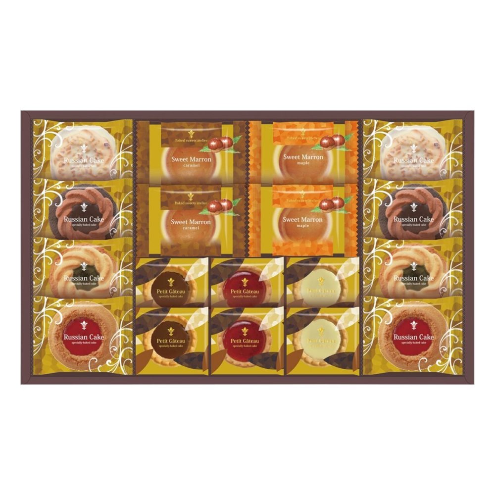 中山製菓 ガトーセック18個 焼菓子ギフトセット スイーツ 個包装 焼き菓子 詰め合わせ お茶菓子 おやつ【北海道・沖縄県・離島 配送不可】