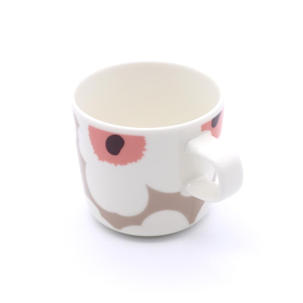 マリメッコ ウニッコ コーヒーカップ 200ml クレイ/ホワイト/ローズ marimekko UNIKKO 耐熱 電子レンジ対応 ギフト 結婚祝い プレゼント 贈り物