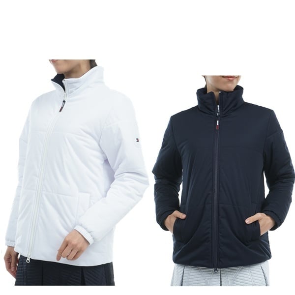 トミーヒルフィガー ゴルフ レディース コーティングニット パテッドジャケット TOMMY HILFIGER GOLF THLA484 秋冬モデル お誕生日祝い お祝い 記念品 30代 40代 50代 60代 母の日 お母さん 還暦祝い 敬老の日 彼女 人気プレゼント プレゼント