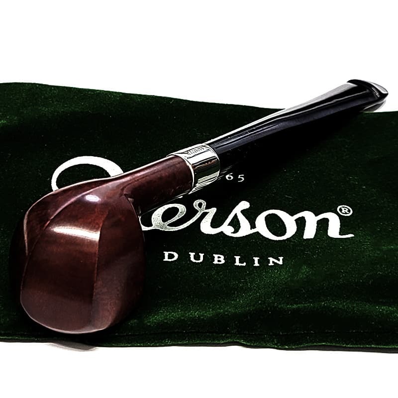 ピーターソン パイプ キルデア 3085 シルバーマウント Pリップ スターリングシルバー パイプ本体 Peterson ファセット 喫煙具 ブラウン アイルランド 高級 おしゃれ かっこいい タバコ メンズ ギフト プレゼント