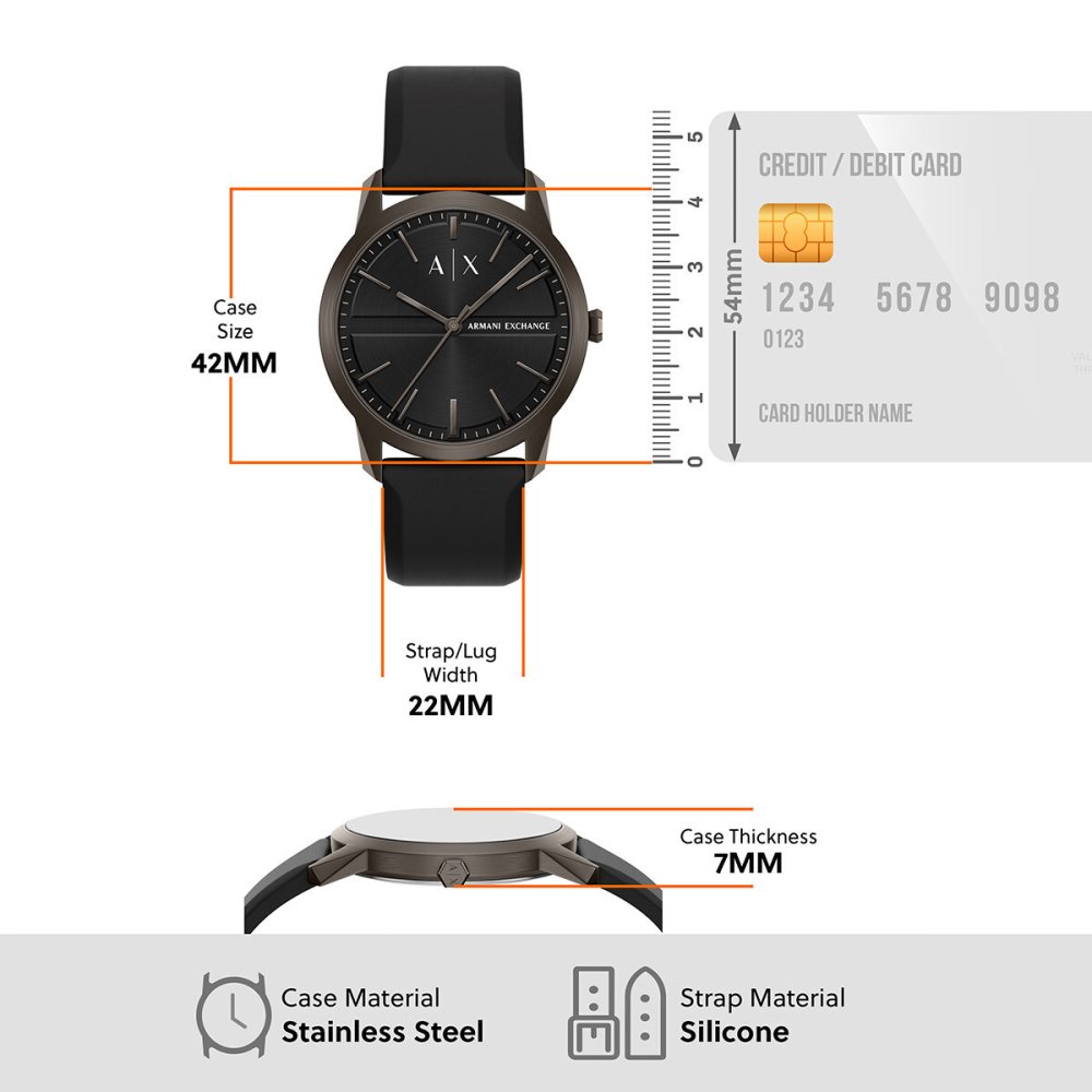 A|X アルマーニ エクスチェンジ ARMANI EXCHANGE 腕時計 メンズ シリコン AX2652 【2026 新作】