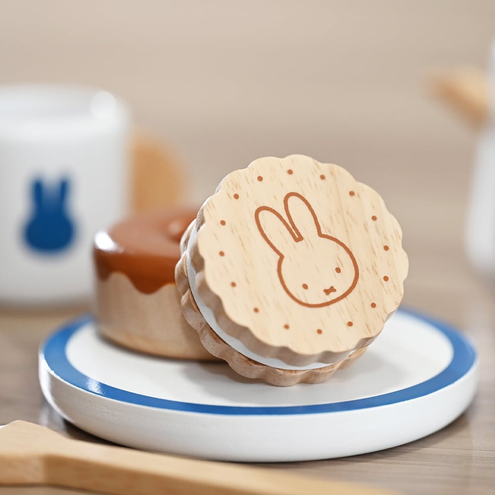 【誕生日祝い 名入れ】ミッフィー ティーセット【メッセージカード無料】名入れ 名前入り ミッフィー mifffy 木のおもちゃ 知育玩具 積み木 音遊び 新生児 ギフト １歳 ２歳 クリスマス おままごと キッチン ごっこ遊び プレゼント プレゼント ギフト 贈り物