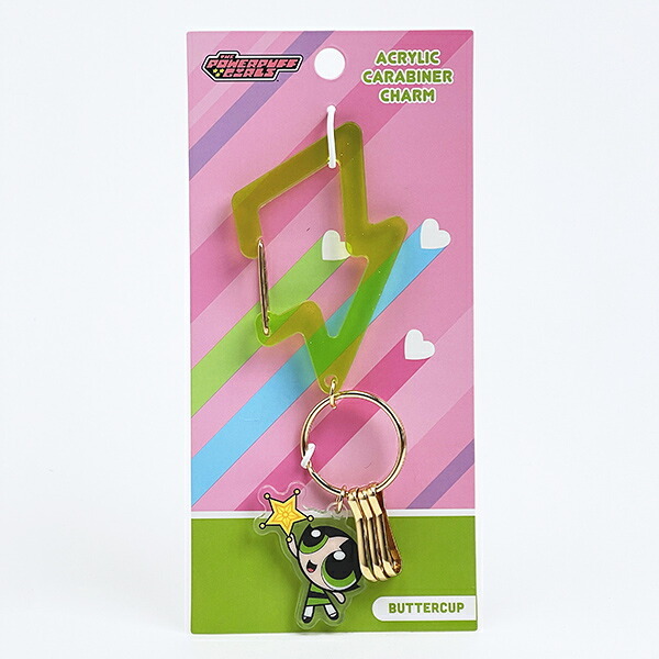 パワーパフガールズ バターカップ アクリルカラビナチャーム