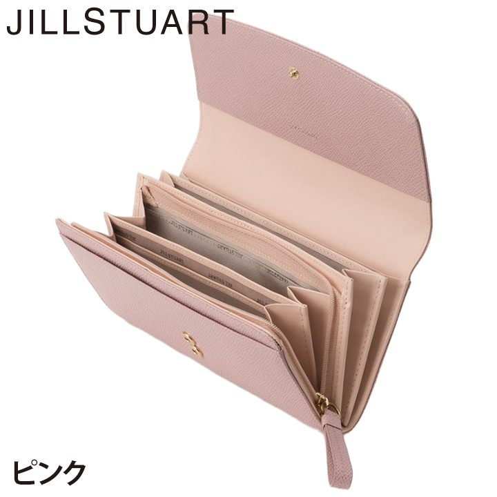 ジル スチュアート 財布 長財布 レディース 牛革 Honey かぶせ リボン 大容量 ギフト JILL STUART