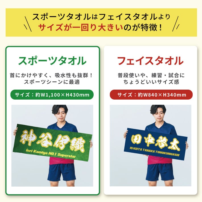S 自分でデザイン！デザインタオル《スポーツタオル》 (スポーツタオル 名入れタオル スポーツ 部活 クラブ チーム 体育祭 卒団記念 記念品 卒業 イベント 試合 観戦 応援 部活タオル チームタオル オリジナル フルカラー プリント シミュレーター)
