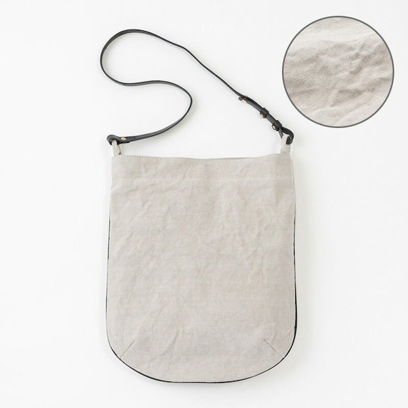 CLASKA DO クラスカ ドー Sac de rectangle 【toile】 renew NR-03926 バッグショルダー/斜めがけ/おしゃれ/かわいい/麻/レザー/使いやすい/カジュアル/ワッシャー加工/
