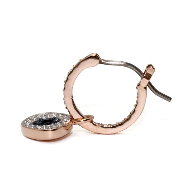 SWAROVSKI スワロフスキー ピアス 5492252 Evil Eye アクセサリー ブルー ローズゴールド レディース