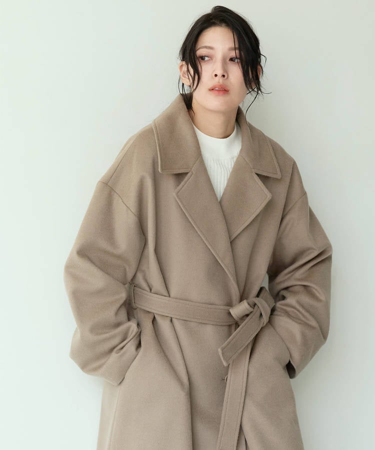 チェスター コート 春 レディース チェスターコート ロングコート 入学式 入園式 卒入学 ロング丈 アウター 冬 Filomo カシミヤ ブレンド ウール モカ ブラウン キャメル ブラウン ブラック 黒 卒業式 卒園式 6F (08000228r)
