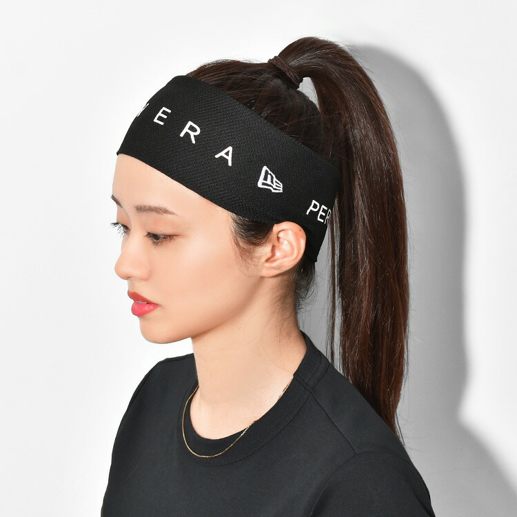 ヘアバンド NEWERA ニューエラ スポーツ ヘッドバンド スポーツバンド ヘアバン 汗止め レディース 吸汗速乾 UPF50+ 手洗いOK ヘアーバンド 幅広 カジュアル UVカット ホワイト ブラック メンズ キッズ ジュニア ヨガ ジム サッカー テニス ランニング ダンス トレーニング