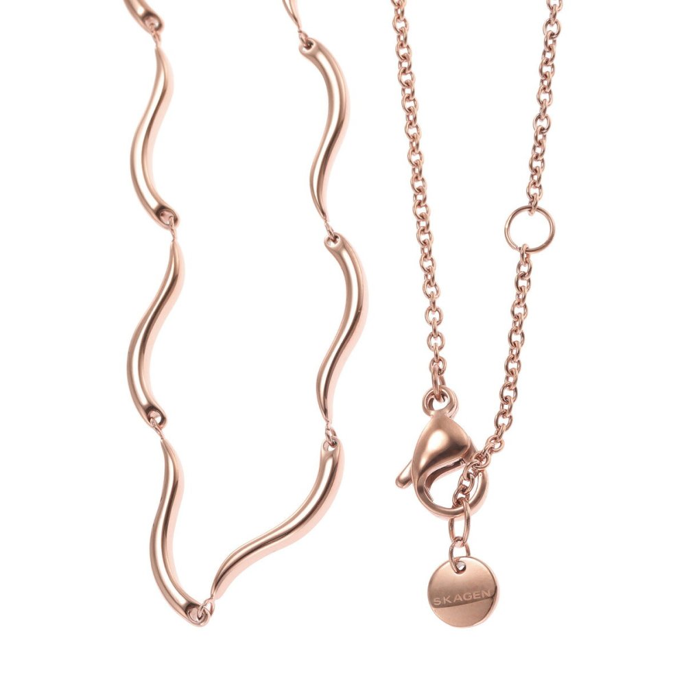 スカーゲン SKAGEN Agnethe アクセサリー ネックレス ローズゴールドトーン レディース SKJ1745791