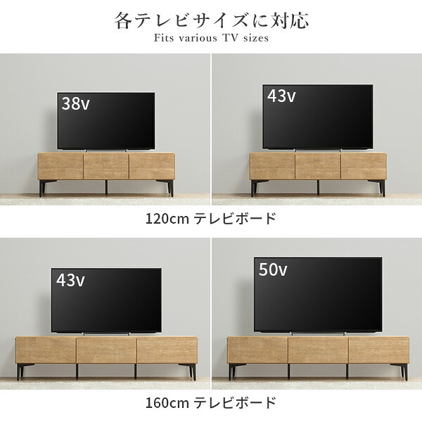 テレビボード 板扉/幅120cm テレビ台 ローボード TVボード 国産 日本製 セミ完成品 リビングボード テレビラック リビング収納 TV台 AVボード おしゃれ ナチュラル ウォールナット ブラウン オーク ホワイト ヴィンテージ〔テレビ台FV〕