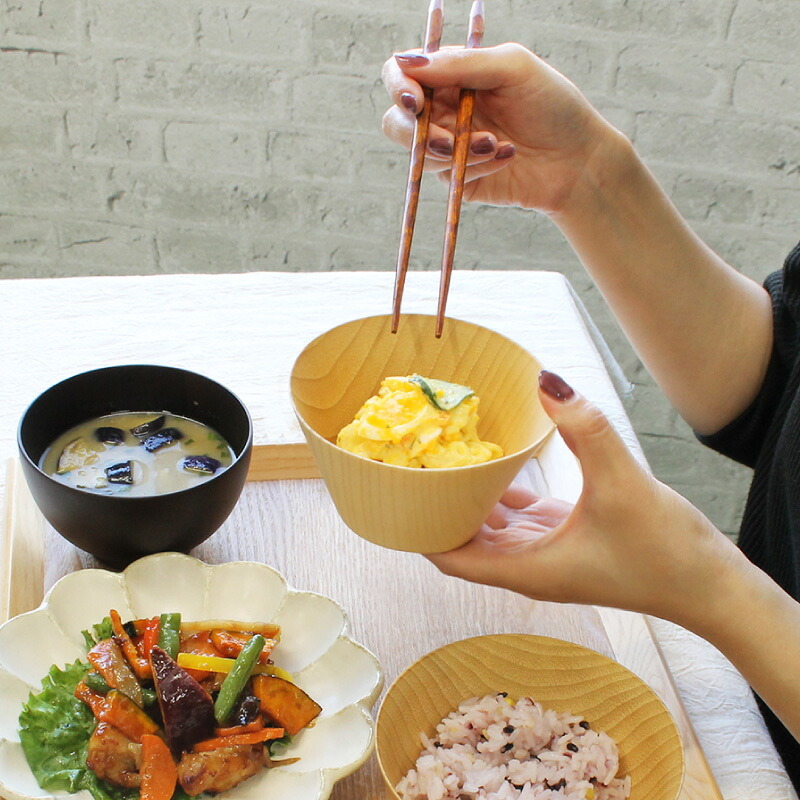 ボウル お椀 食洗機 汁椀 茶碗 茶わん 5点セット 木製 かわいい 小 大 ギフト おしゃれ オシャレ 漆 木 結婚祝い シンプル 子供 安心 味噌汁 天然木 子ども 小さめ 手洗い 割れない ウッド サラダ お味噌汁 素敵 ご飯 漆器