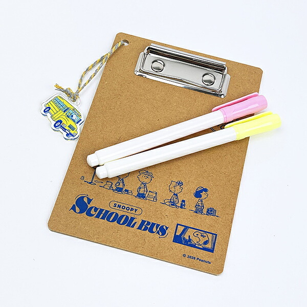 スヌーピー ウッドバインダー (スクールバス) 文具 日本製 SNOOPY