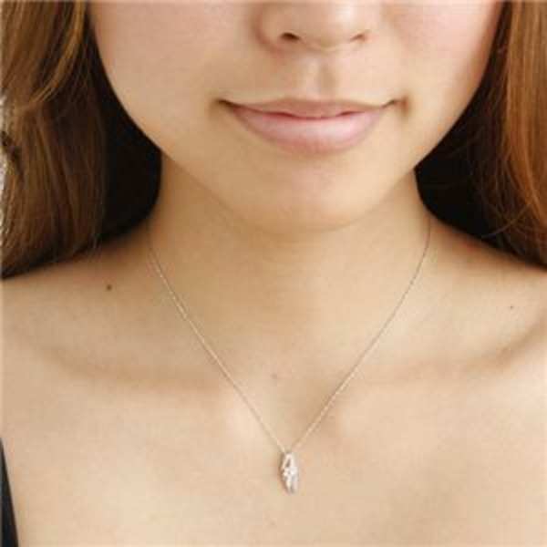 ネックレス レディース ダイヤモンド K18WG 18金 ホワイトゴールド ペンダント ジュエリー アクセサリー 宝石 天然石 誕生石 シンプル 上品 華奢 プレゼント ギフト 贈り物
