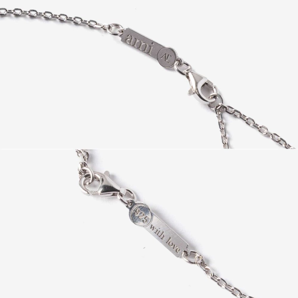 アミ パリス AMI PARIS METAL HEART CHOKER メタル ハート チョーカー UJW982.362 ネックレス レディース アクセサリー シルバー