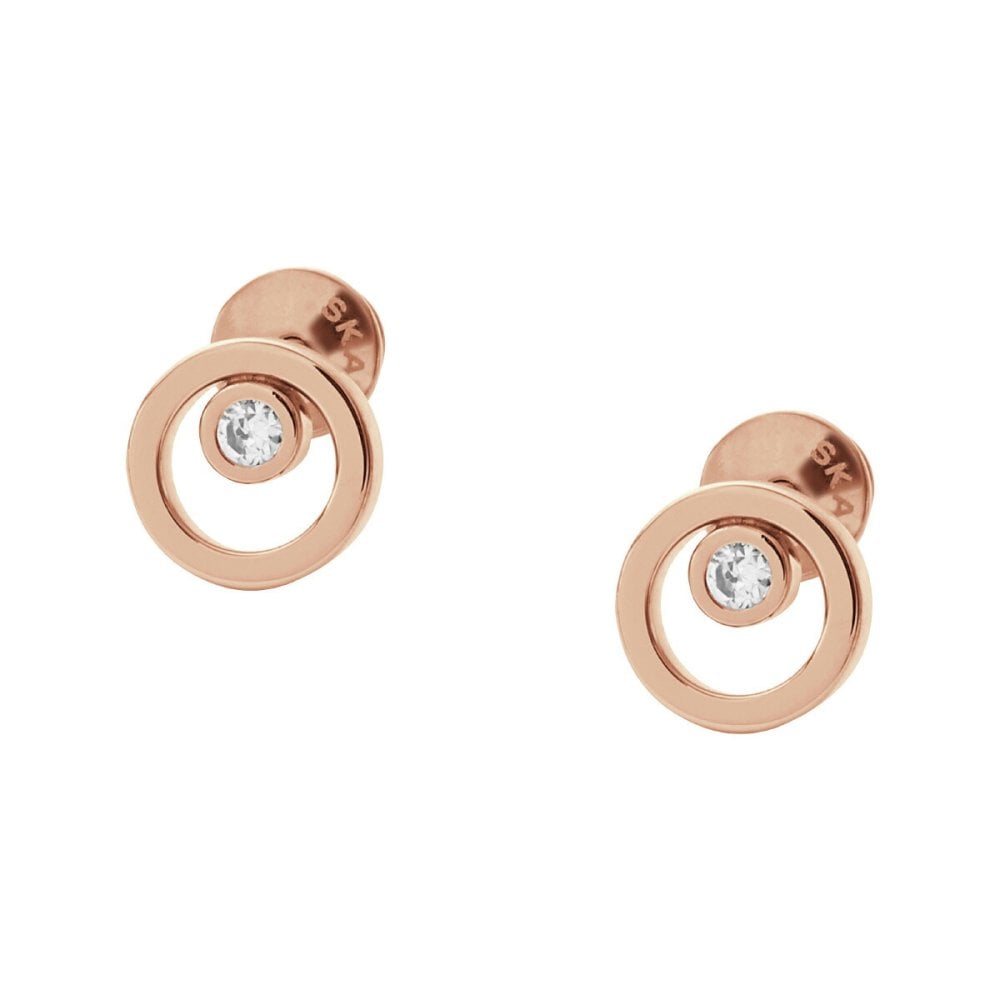 スカーゲン SKAGEN Linje Modern アクセサリー ピアス ローズゴールドトーン レディース SKJ0853791