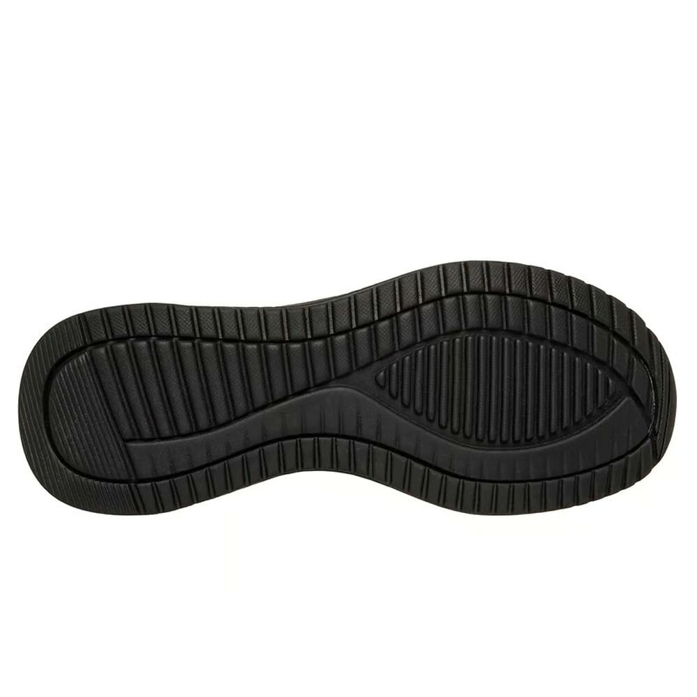 スケッチャーズ スリップインズ スリッポン スニーカー レディース 靴 ボブス ゴム紐 ノーマル幅 SKECHERS Slip-ins BOBS Squad 4 117743 ハンズフリー 立ったまま履ける 手を使わずに履ける ブラック 黒