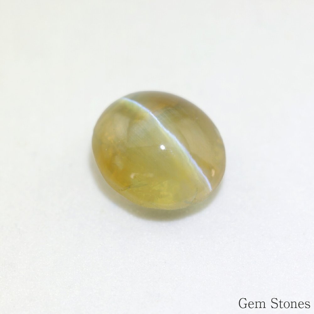 クリソベリルキャッツアイ 3.386ct ルース 宝石 裸石 クリソベリル ブラウン イエロー キャッツ ネコ ジュエリー オリジナル 制作 コレクション 誕生石 10月 記念 お守り 誕生日