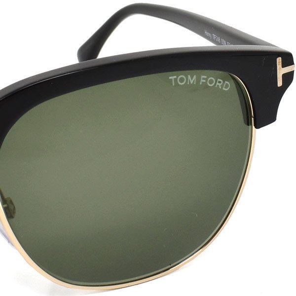 トムフォード サングラス TOM FORD FT0248/S 05N 53 Henry TF0248 サングラス アジアンフィット UVカット メンズ レディース ユニセックス ブラック ゴールド グリーン