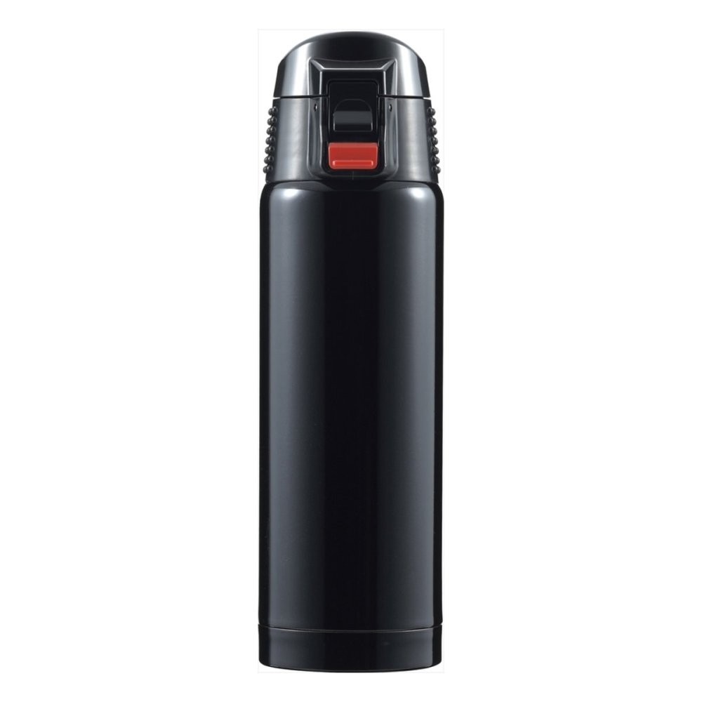 ジール 真空断熱構造ワンタッチ式マグボトル 500mL 黒 マグボトル 水筒 保温保冷 ボトル ワンタッチオープン【北海道・沖縄県・離島 配送不可】