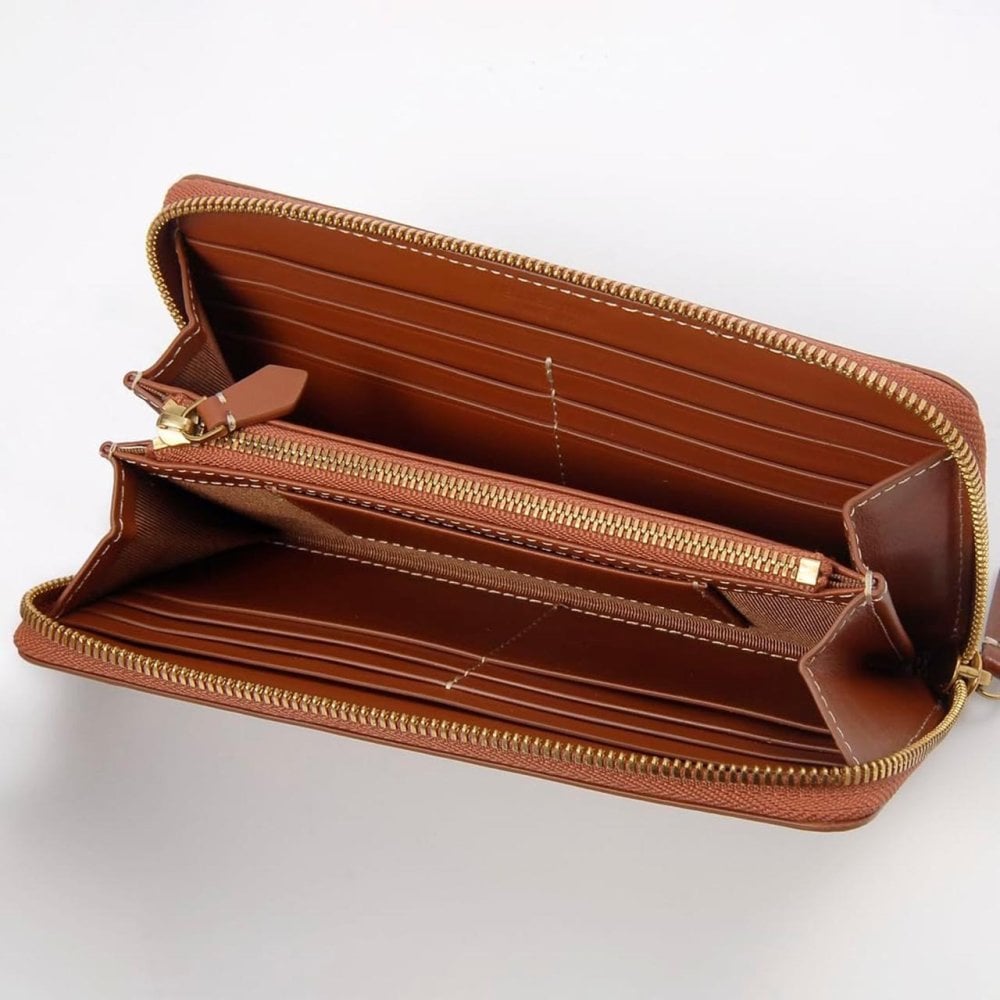 ベリーズヨーク　BELLIES YORK　ラウンドファスナー長財布　BYTM1878BR　ブラウン　ベジタブルタンニン　イタリアンレザー　牛革　”エイジングを楽しむ革小物”
