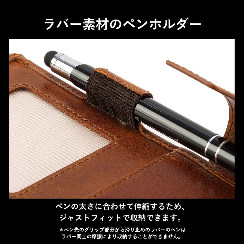［ゴルベ］ システム手帳 ベジタブルタンニングレザー B6 バイブルサイズ 送料無料 名入れ無料