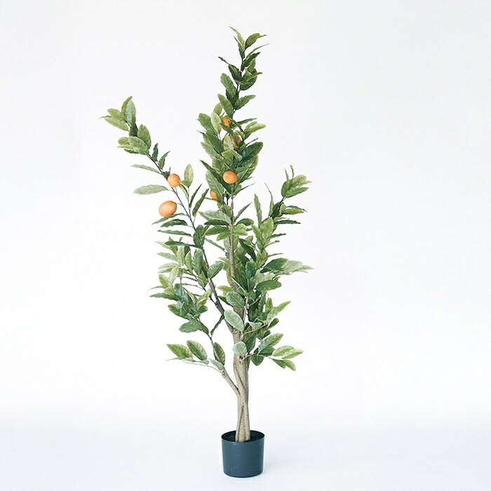 観葉植物 造花 レモンの木 BROWN 全高約152cm 大型 フェイクグリーン 本物そっくり おしゃれ インテリア 人工観葉植物 アーティフィシャルグリーン オフィス 店舗 ホテル 開店祝い 室内 レモン 檸檬 フェイク