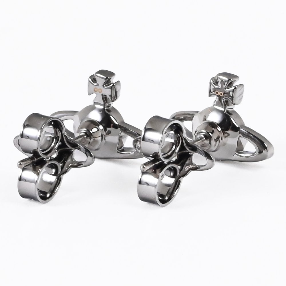 ヴィヴィアンウエストウッド Vivienne Westwood ピアス イヤリング ナノ ソリティア レディース シルバー ブルー 6201003702S421 ジュエリー 送別会 誕生日 結婚祝い 結婚式 彼氏 息子 夫 男性 高級 父の日 母の日【スペシャルラッピング660円(別売り)】 即日発送 彼氏 財布 バレンタイン