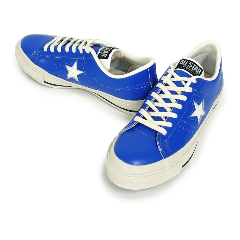 コンバース CONVERSE スニーカー シューズ メンズ レディース ローカット ワンスター J ブルー 青 ONE STAR J 日本製
