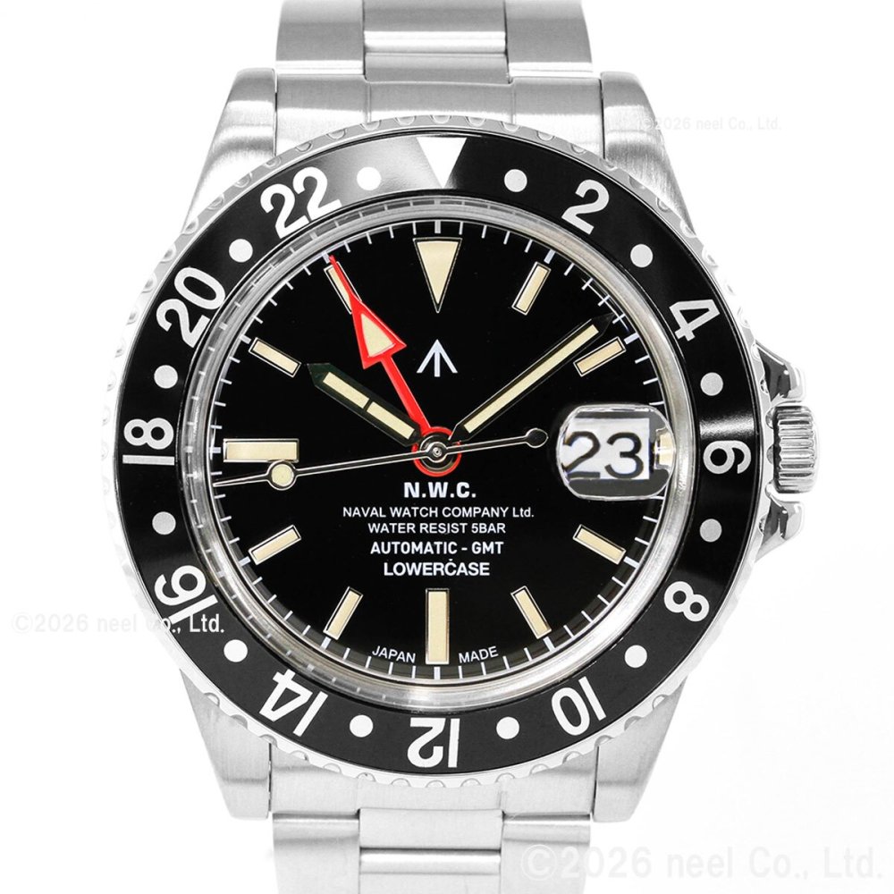 ナバルウォッチ NAVAL WATCH Produced By LOWERCASE ローワーケース FRXD001 腕時計 メンズ 自動巻き GMT