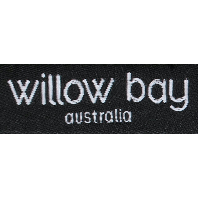 ウィローベイ ポーチ レディース ブランド WILLOWBAY ウィローベイラージブティックポーチ クラッチバッグ BLACK DENIM