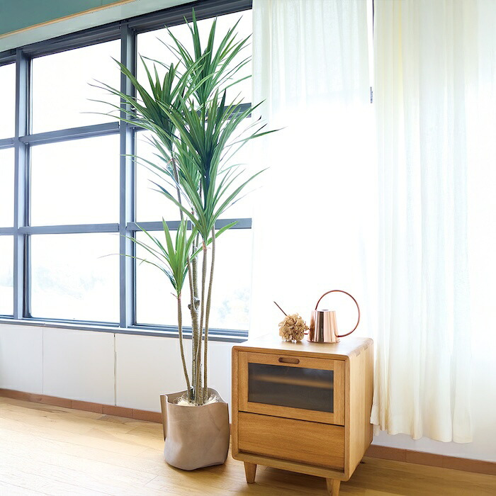 観葉植物 造花 ユッカ BROWN 全高約160cm 大型 フェイクグリーン 本物そっくり おしゃれ インテリア 人工観葉植物 アーティフィシャルグリーン オフィス 店舗 ホテル 開店祝い 室内 青年の木 エレファンティペス フェイク