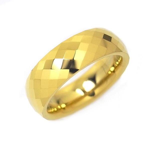【レーザー刻印対応】金属アレルギーに優しい ミラーカット 6mm リング 指輪 1本 レーザー刻印対応 名入れ レディース メンズ マリッジリング ペアリング （1710081）