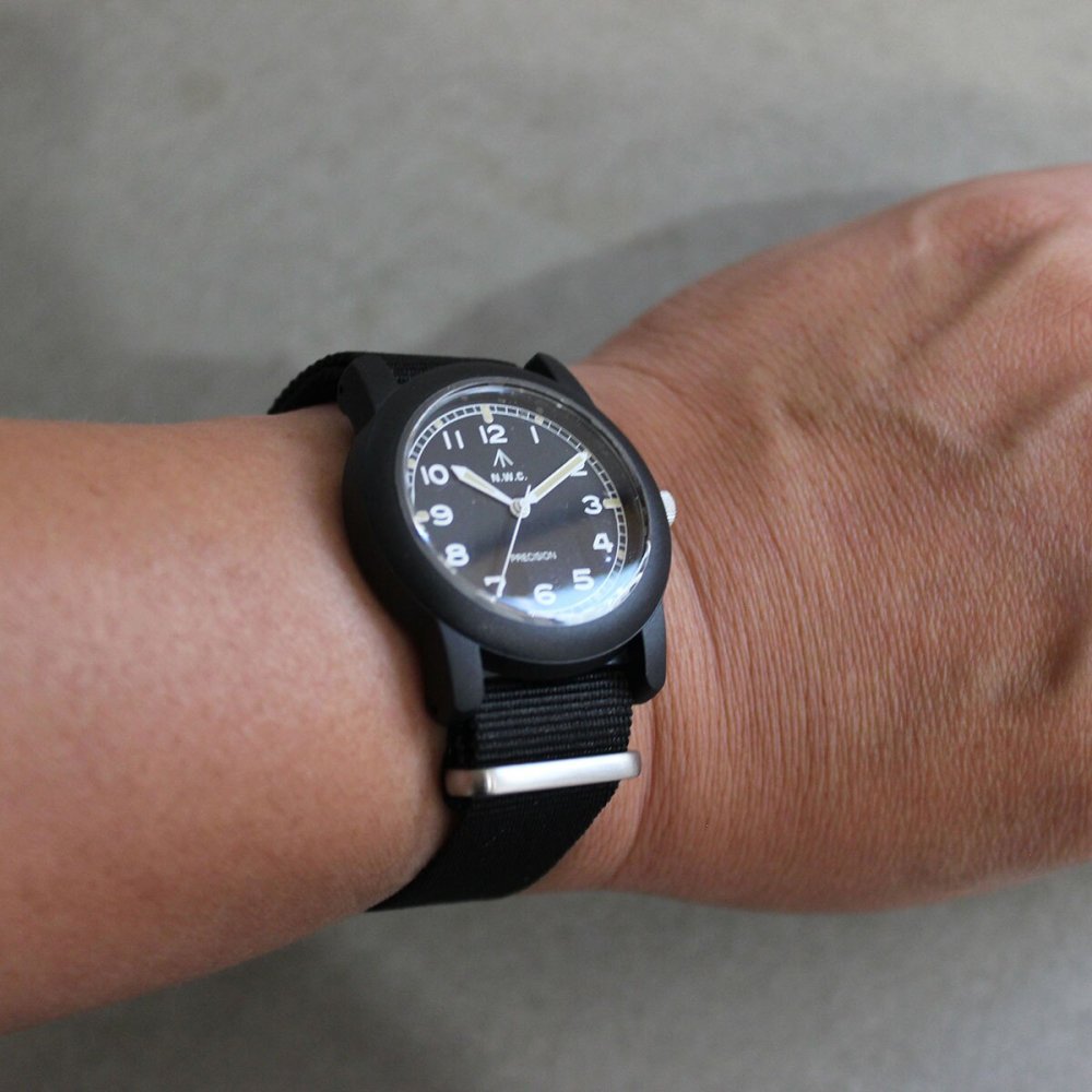 ナバルウォッチ NAVAL WATCH 腕時計 メンズ レディース ミリタリー Camper TYPE ブラック Mil.-08ca-BK【2026 新作】