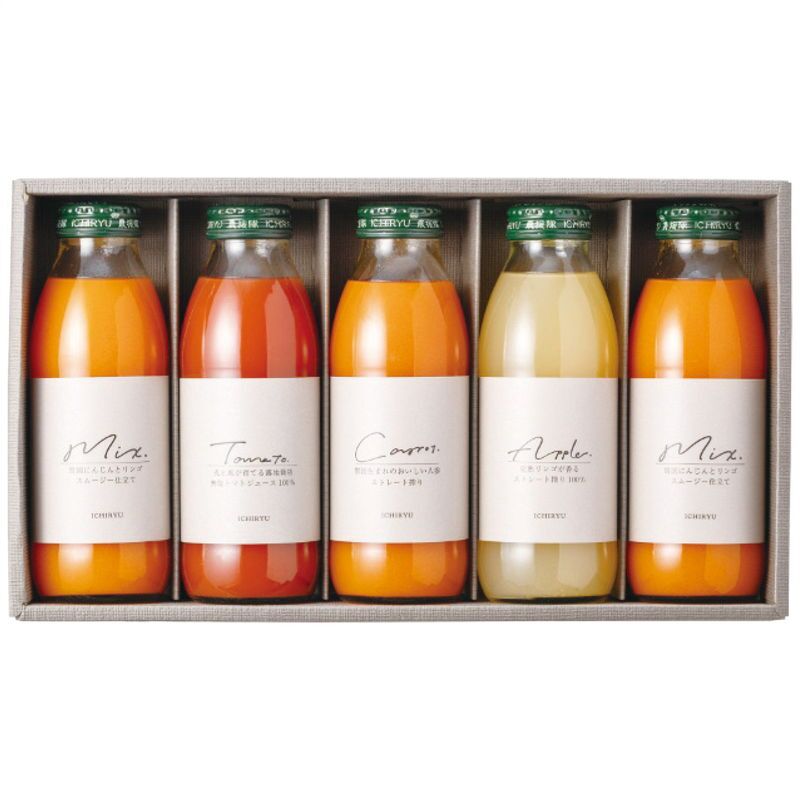 【ギフト対応無料】お歳暮・冬ギフト いち粒 JOY JUICES 4種5本セット(350ml) JJ38 (JJ38) ※送料無料(北海道・沖縄は除く)